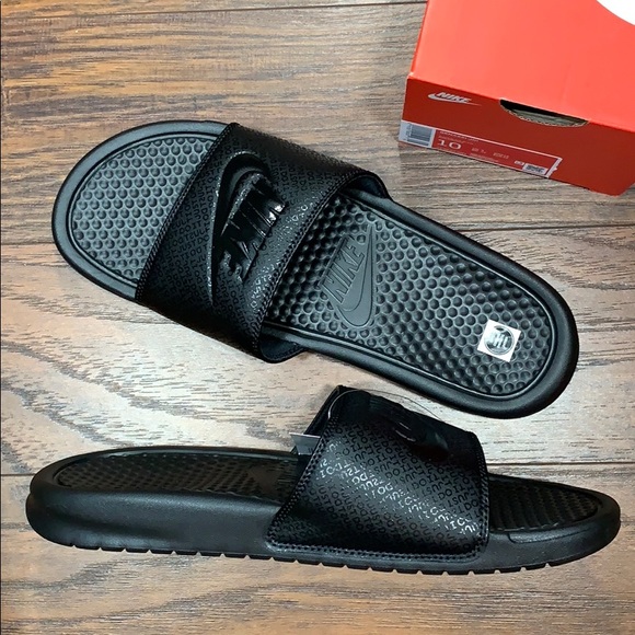 NIKE BENASSI JDI men’s SLIDES black - Picture 13 of 16